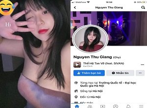 Bạn trai số nhận được cô gái đẹp Nguyễn Giang Thu có một cuộc địt rất mạnh