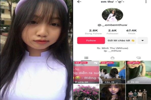 Cô Thư học sinh quyến rũ trong clip sex