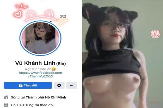 Em Vũ Khánh Linh bướm khít đầy nước