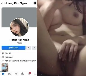 Hoàng Kim Ngân rất thích con chó lớn