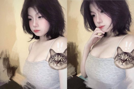 Nữ sinh viên có thân hình lôi cuốn mang đến niềm vui